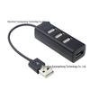 Mini Four-Port USB 2.0 Power Strip Hub