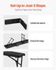 Plastic Folding Bench, 6 ft Portable Bench for Outdoor Picnic Party Camping Dining, Foldable Smooth HDPE Seat for Garden Soccer Multipurpose