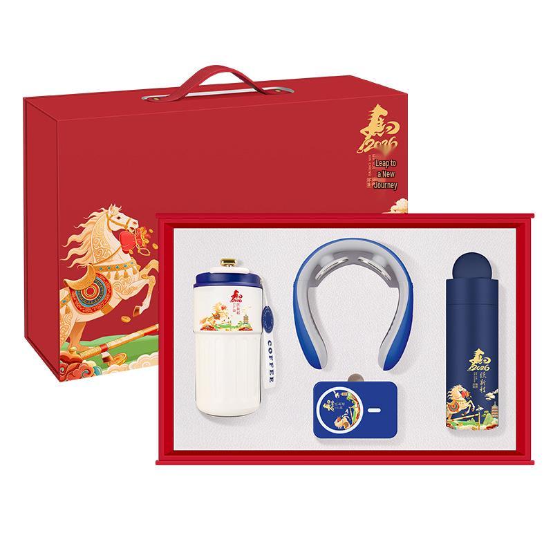 Year of the Horse Luxury Coffee Thermos Set – Ideal for Corporate Gifts, Events, and Client Appreciation