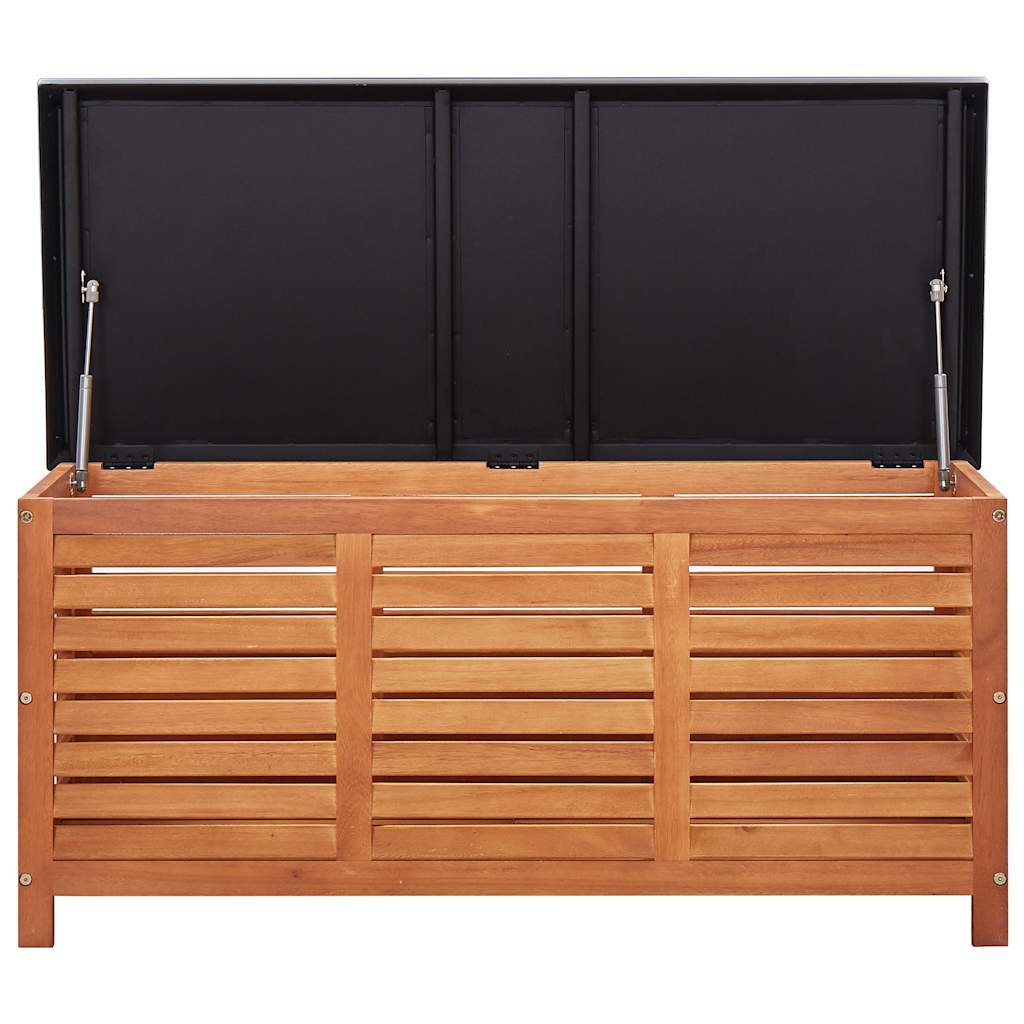 Garden Storage Box 117 X 50 X 55 Cm Solid Eucalyptus Wood