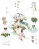 Nahida Cosplay Grass Genshin Impact Cosplay Costume for School and Stage Wear Wig Size [Excellent Quality] Wig, God, Costume, Adult, Festivals,
