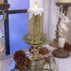 New LED Christmas Candle LED Flameless Candle Light Swirling Glitter Colorful Fantasy Crystal Night Lights Xmas Party Home Decor