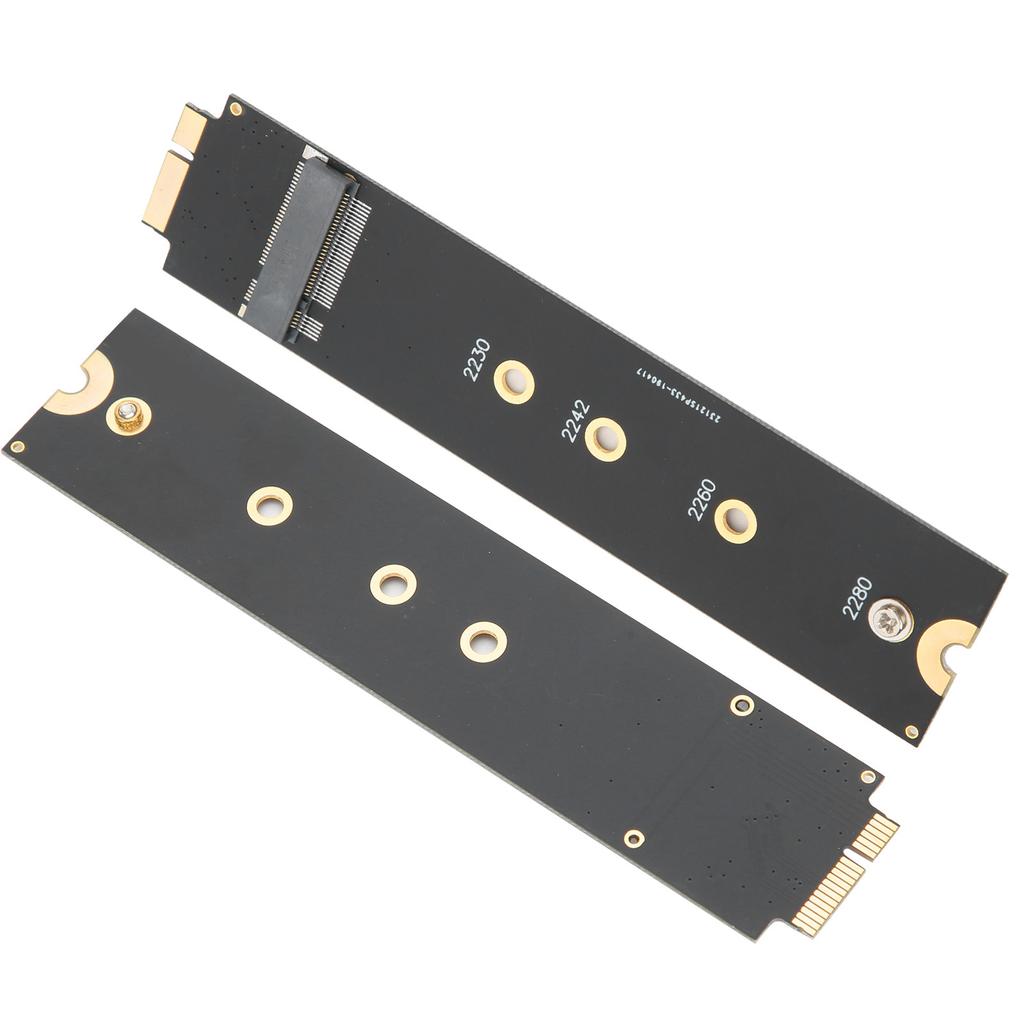2pcs For SATA M.2 NGFF SSD To 2010 2011 for OS X Air A1370 A1369 Converter Adapter Card (12+6 Contacts)