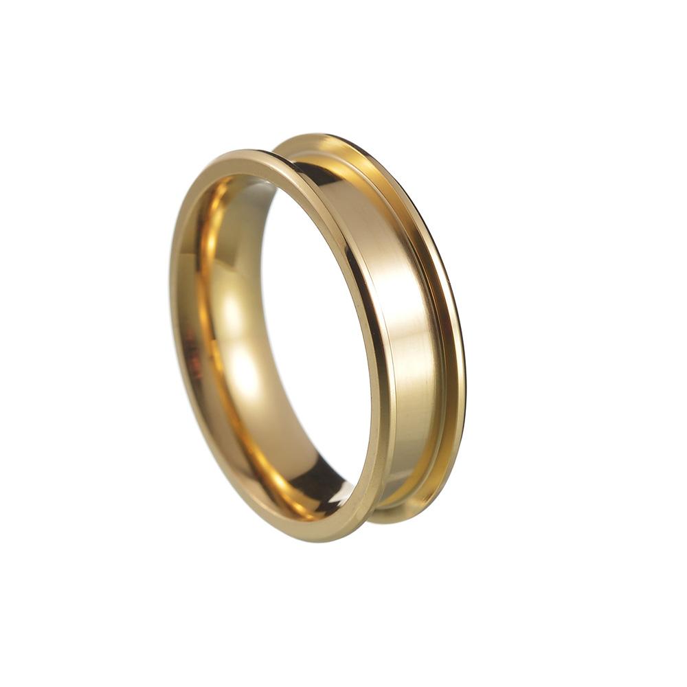 men's  316L stainless steel  Rings simple ladies jewelr For Connectors For Diy  Finding Making Accessories Wholesale