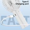 Mini Handheld Fan with Phone Holder 3 Speed USB Rechargeable Summer Cooling Fan