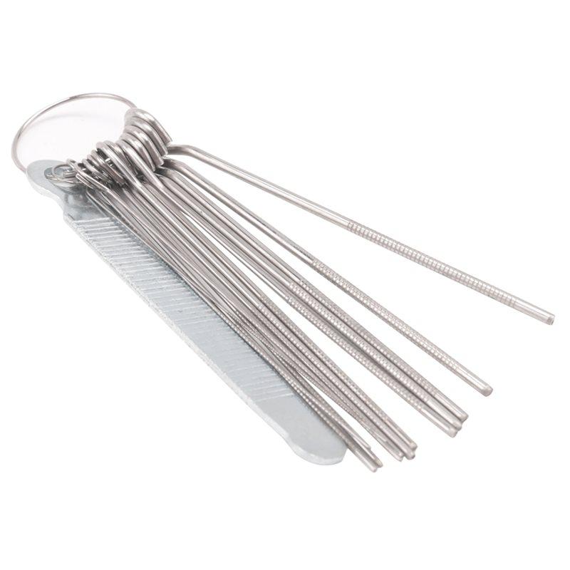

Classy-Guitar Nut Slotting Bridge Pin Hole Slot File Kit Saw Rods Filing Set Luthier серебряный