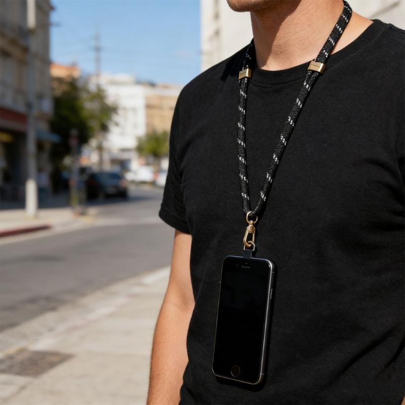 Portable Phone Case Hanging Rope Polyester Mobile Phone Strap For Easy Attachment And Enjoy Convenience