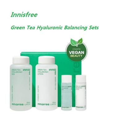 Green Tea Hyaluronic Balancing Skin Care Set SKin 150ml a Lotion 150ml se 2 cestovními velikostmi (25ml 2ea)