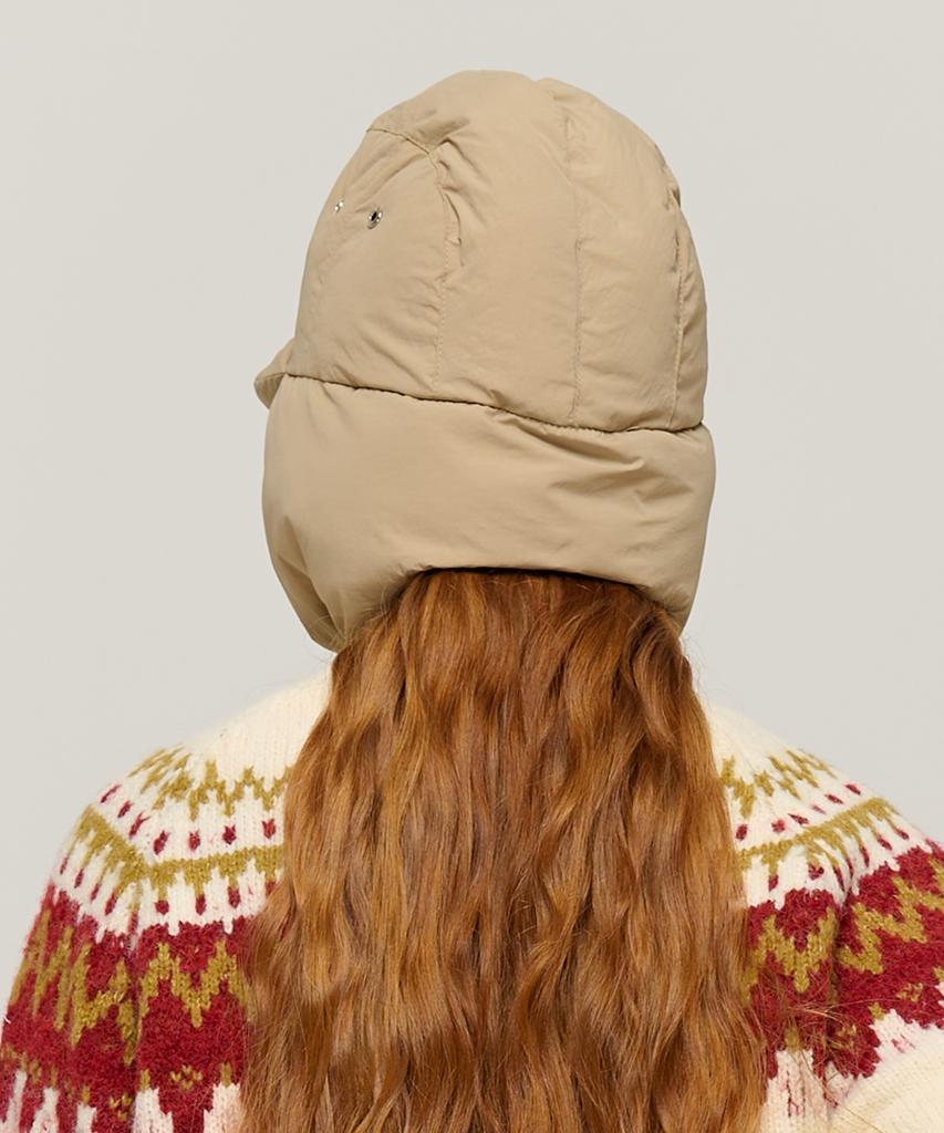 CARGOBROS FOR WOMAN Soft Padded Winter Trooper Hat (Beige)