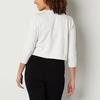 Sunshine House Summer and Autumn Export Fashion Short Knitwear Outwear Plus Size Women's Clothing Beaded V-neck Cardigan Shawl Outer Match