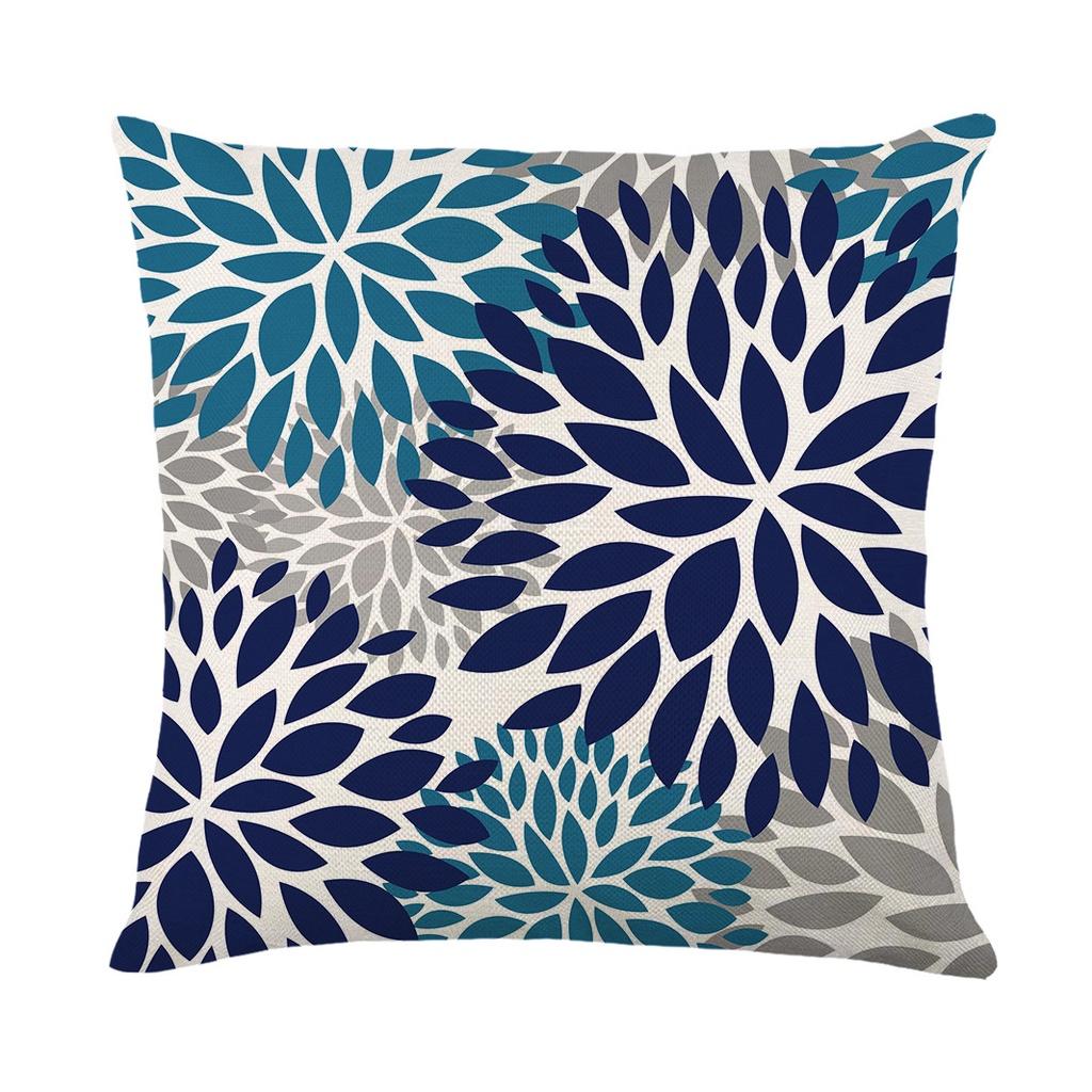 Elegant Waterproof Flower Printed Cushion Cover With Oilproof And Dustproof Features For Stylish Home Decor