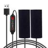 Three Stage Temperature Control Heated Grips USB Heated Motorcycle Handlebar Covers Simple Installation for Motorcycles