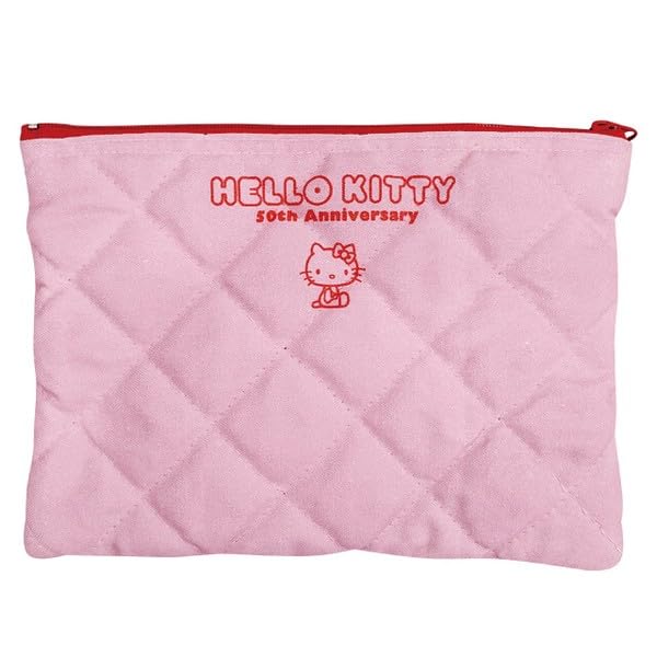 Hello Kitty 50th Anniversary Quilted Pouch Car