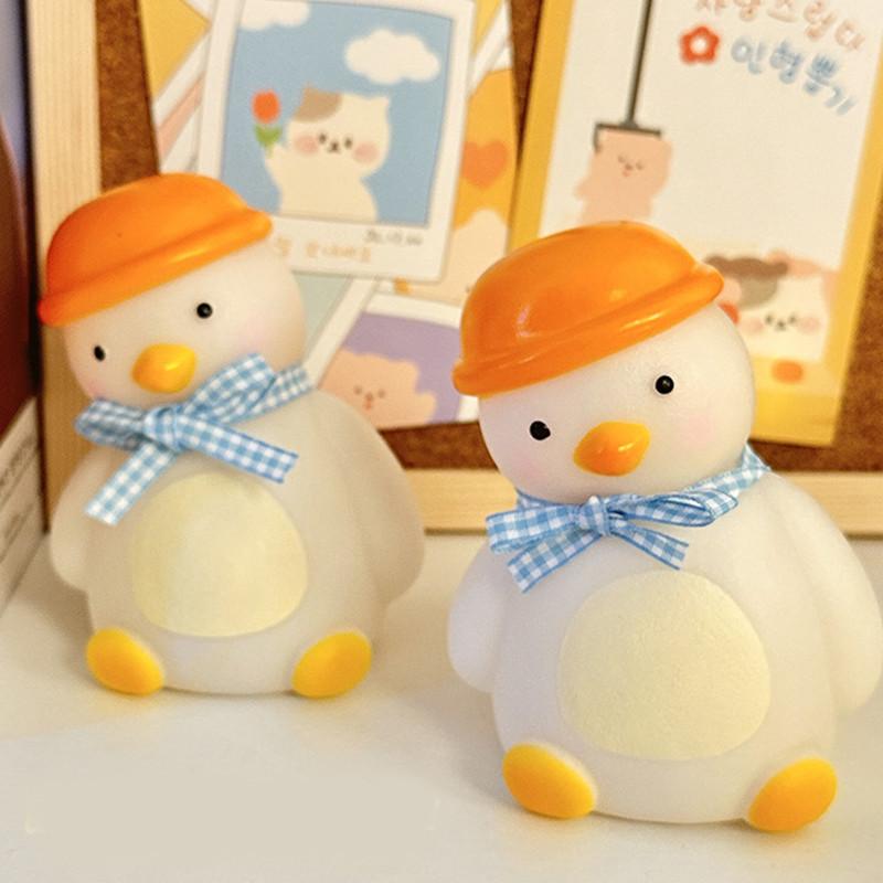 Quirky Duck Night Light With Toggle Switch For Kids' Bedroom Cute Table Decor