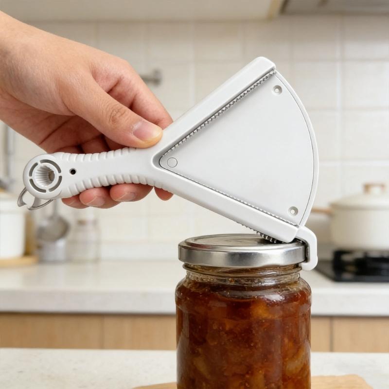 Multifunctional Plastic Can And Bottle Opener Ergonomic Grip,Easy Lid Open For Easy Use Home Kitchens