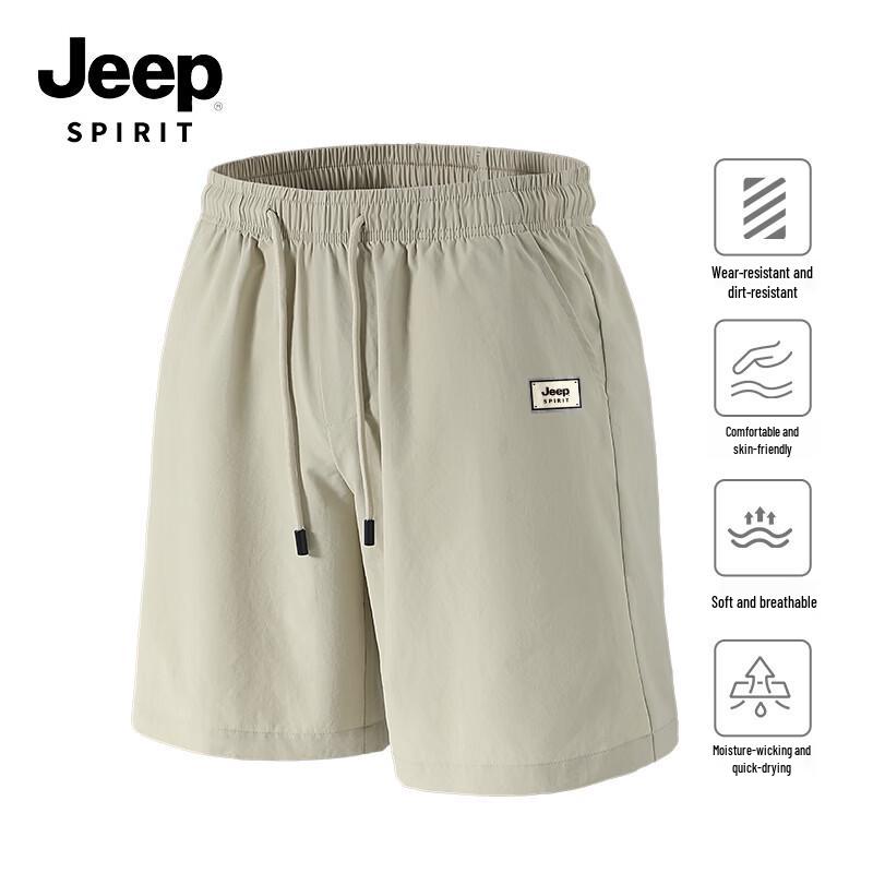 JEEP SPIRIT Men s Casual Five-Point Shorts L