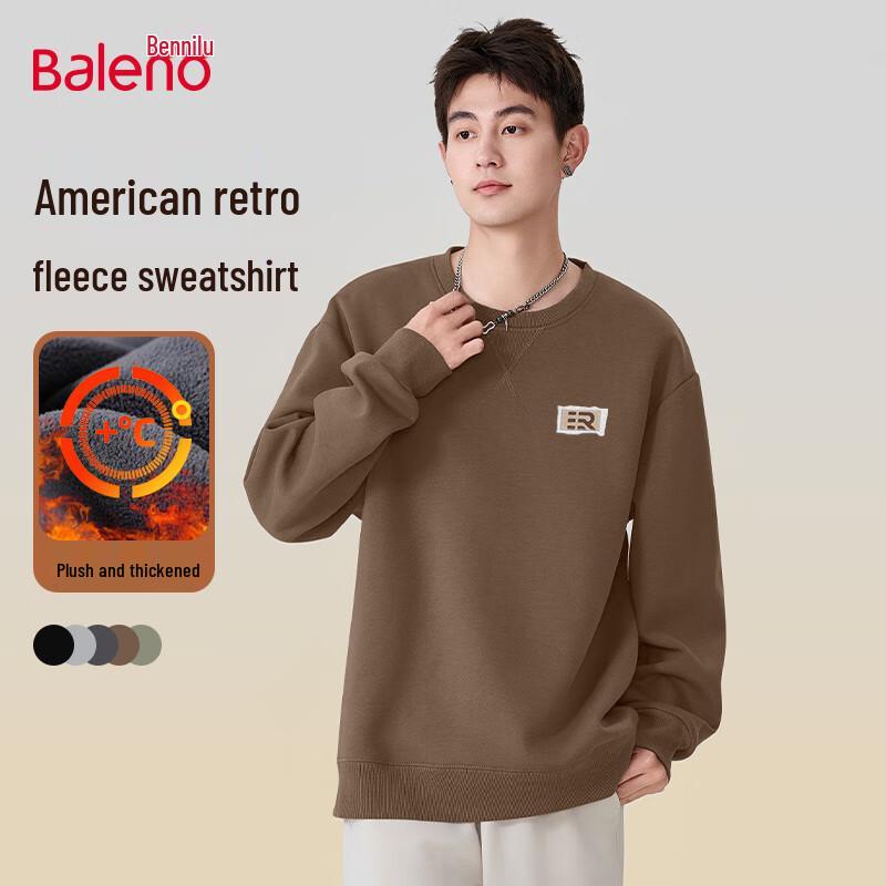 Baleno Men s Heavyweight Triangle Neck Sweatshirt 3XL