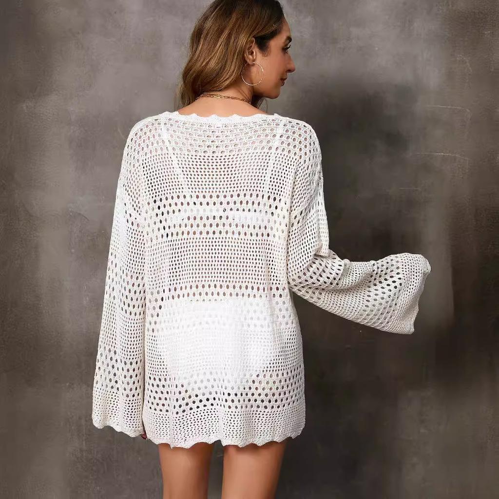 Women's Autumn and Winter Crew Neck Casual Printed Sweater