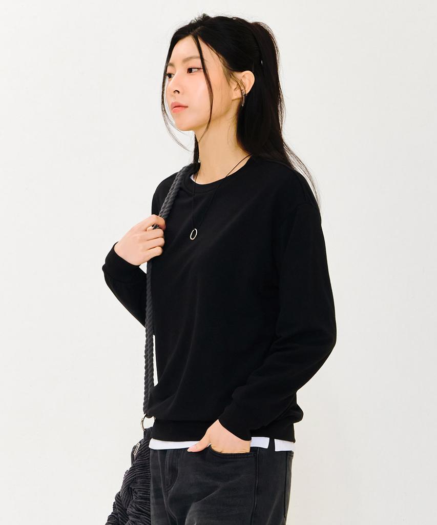 CHASECULT Women'S Essential Daily Sweatshirt - Black