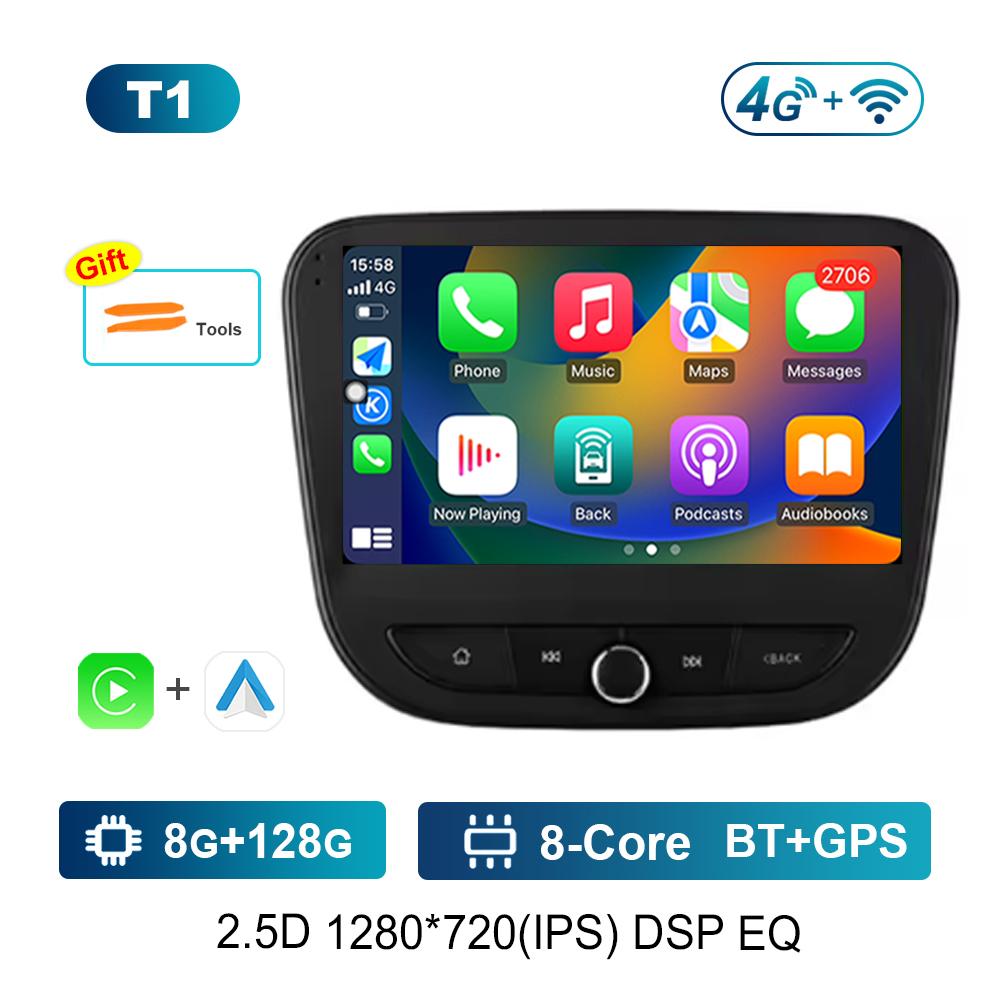 Carplay DSP Stereo Android Intelligent System for Chevrolet Malibu 9 2015 - 2022 Navi GPS Car Video Multimedia Player WiFi+4G