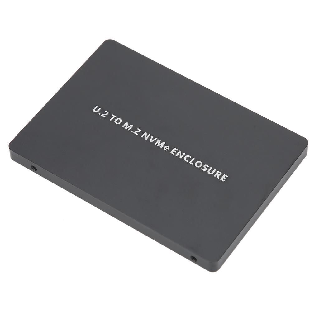 Hard Disk Box U2BOX PCIE3.0 NVME To U.2 Adapter Card SFF8639 Aluminum U2 SSD EnclosureBlack  (Not