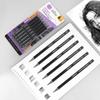 6pcs Sketch Charcoal Pencil Graphite Pencil Not Easy To Break The Core Without Wood Outdoor Sketching Details Painting Design