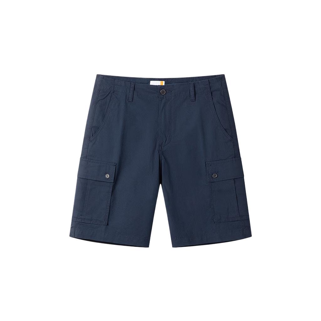 Timberland Solid Color Zipper Mid-Rise Casual Shorts Men Shorts A41HF-433