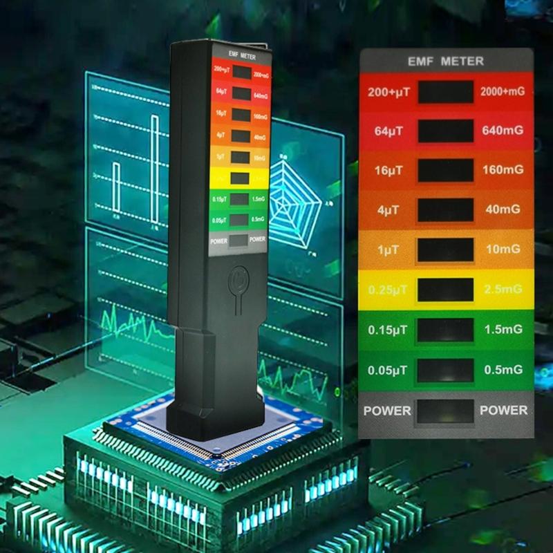 Tragbares Elektromagnetfeld EMF Gaussmeter Jagddetektor Tragbares EMF