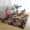 Soft Tie-Dye Carpet Floor Mat Fluffy Antiskid Area Rug Home Living Room Decor