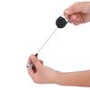 60cm Nylon Wire Rope Retractable Key Ring Keychain Recoil Keyring for Outdoor Use
