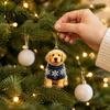 Seasonal Decorative Pendants Dog Advent Calendars 2026, 2D Acrylic Ornaments Christmas Countdown Calendar, Surprise Cute Flat Puppy Hanging