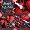Romantic Banner Pink Welcome Display Party Backdrop Rose Decoration Event Background For Valentine's Day Party Housewarming