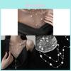 French Retro Pearl Chain Necklace For Women With Irregular Shape And Sophisticated Look