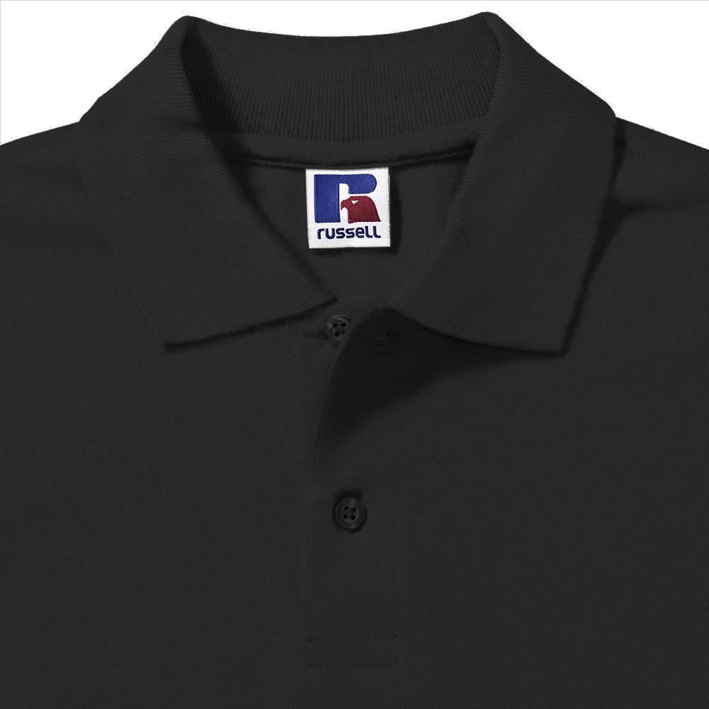 Russell Mens 100% Cotton Short Sleeve Polo Shirt