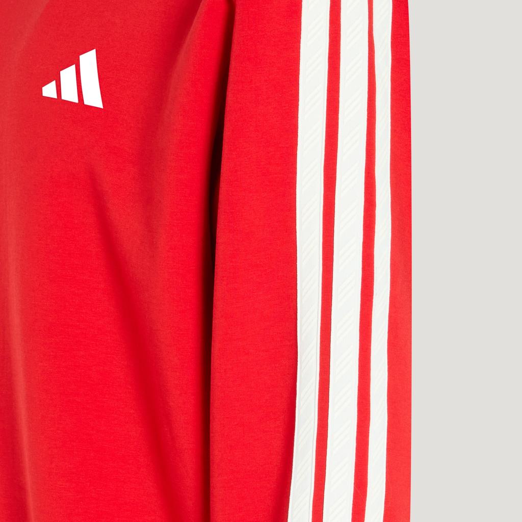 Adidas FW25 Year Of The Horse Limited CNY New Year Three Stripes Club Sweatshirt Knit Loose Crew Neck Pullover Men sweatshirt KR2516