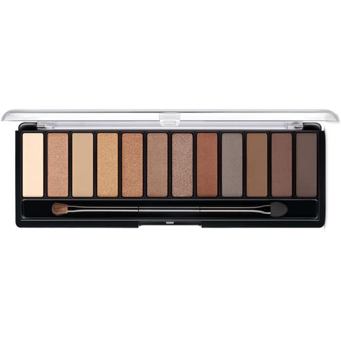 RIMMEL Ombre à paupières Palette Magnif'Eyes 12 Pan - 001 Nude Edition