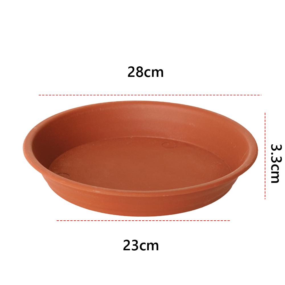 5PCS Plastic Plant Pot Saucer Drip Trays Saucers Indoor Outdoor Round Flower Pot Trays 28cm Flowerpot Trays Home Garden Supplies
