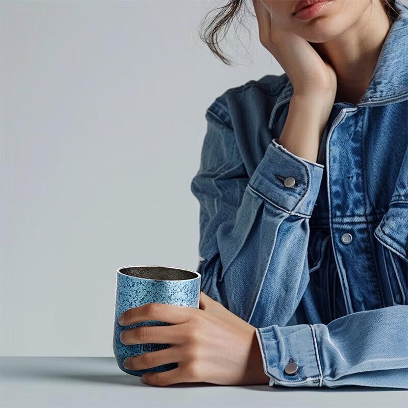 Thermos 280ml Stainless Steel Travel Mug with Titanium Lid