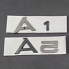 3D ABS Chrom Černé Logo S Line Znak Blatník Samolepka Kufr Auta Pro Audi A1 A2 A3 A4 A5 A6 A7 A8 Písmena Samolepka Příslušenství