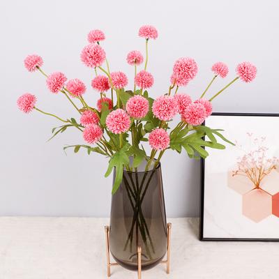 Single Ball Chrysanthemum Home Desktop Photography Fake Flower Decorative Bouquet