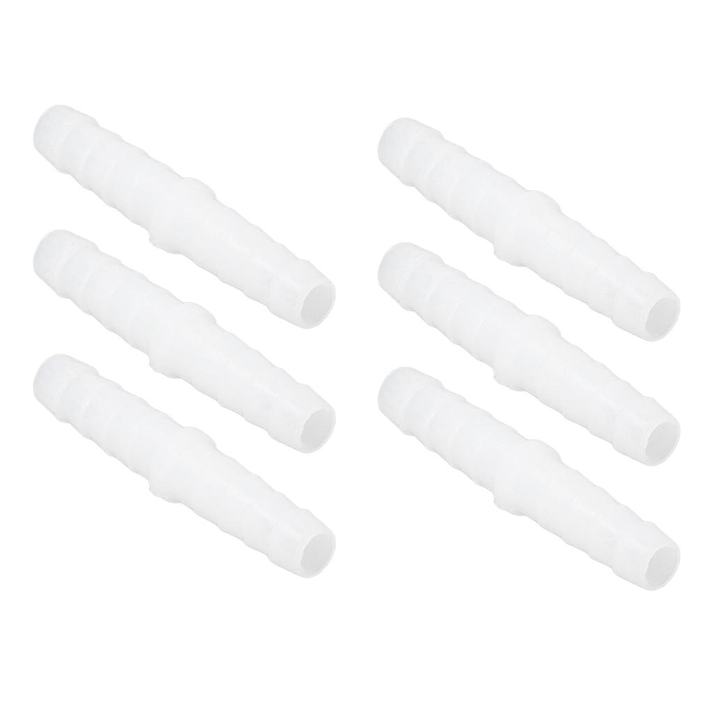 10Pcs Plastic Hose Barb Fitting Straight Equal Barbed Splicer Mender Joint Union Adapter