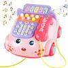 Baby Phone Toys Children Phone Cartoon Baby Piano Music Light Children Pretend Phone Kids Cell Phone Interactive Gift