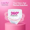 i-Activ Period Panty for Women & Girls L-XL | 10's Pack X2 | Heavy Flow Disposable Maternity Panties  360 Degree Protection Waist Size-31" To 48"