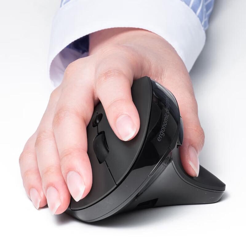 Sanwa Rechargeable Silent Ergonomic Bluetooth Mouse