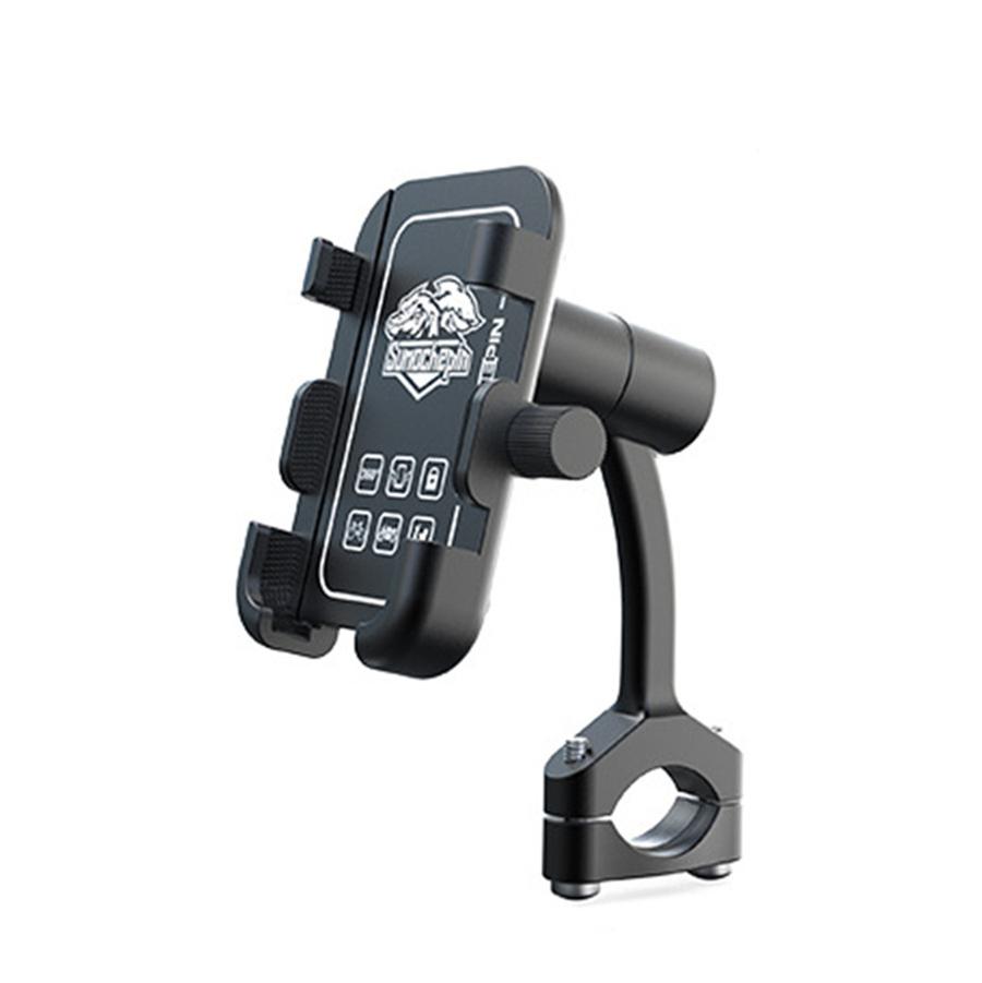 360 Degree Universal Bike CNC Aluminum Alloy Motorcycle Motorbike Handlebar Phone Holder Stand Mount For iPhone Xiaomi Samsung