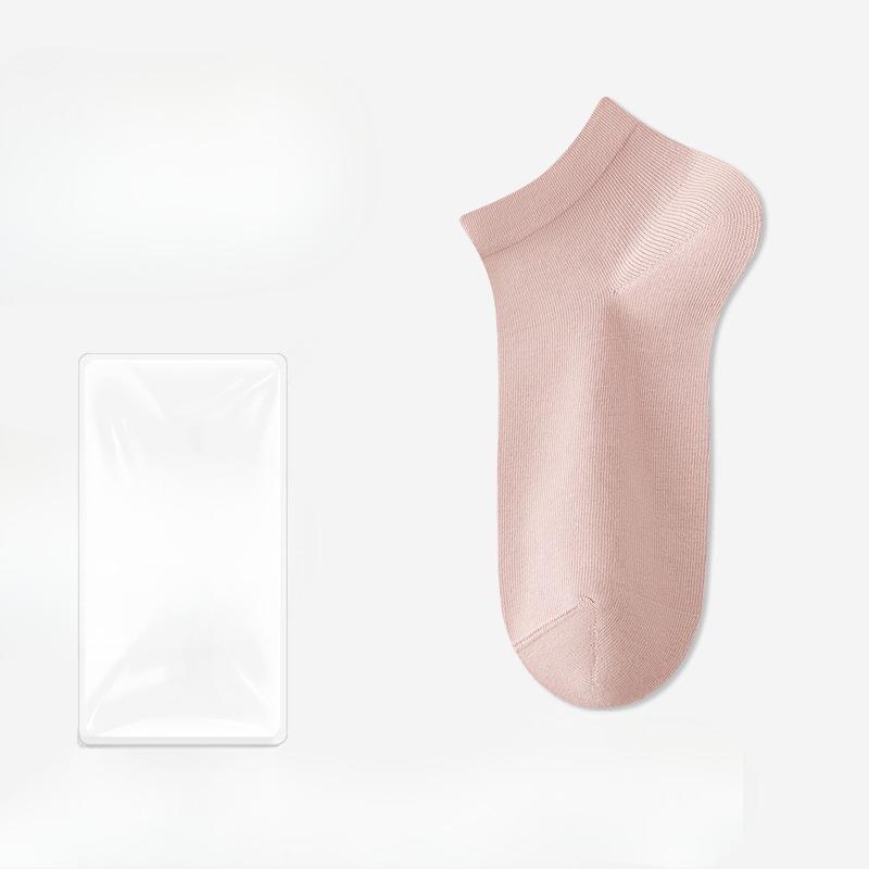 

Женские осенние универсальные хлопковые цветные бесшовные носки против пиллинга 1 pair розовый