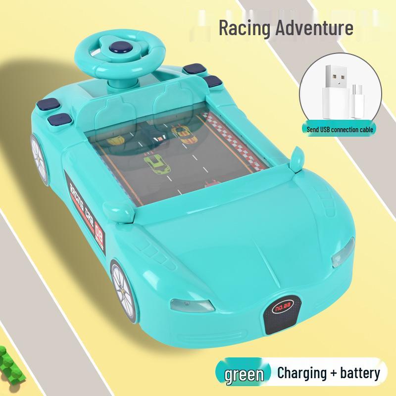 Children's Racing Car Toy with Steering Wheel - Adventure Gift for Boys and Girls Ages 1-6