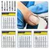 6Pcs Nail Cone Tip Drill Bits Electric Cuticle Clean Rotary For Manicure Pedicure Grinding Head Sander Tool