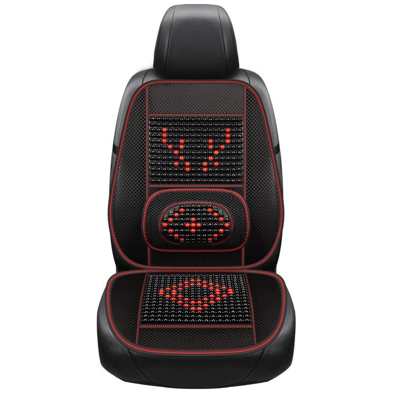 Universal Ventilated Wooden Bead Car Seat Cushion for All Seasons
