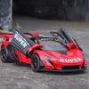 1/31 Mclaren P1 GTR Alloy Car Model Light & Sound Effect Diecast Car Toys for Boys Birthday Gift Toys Car Collection
